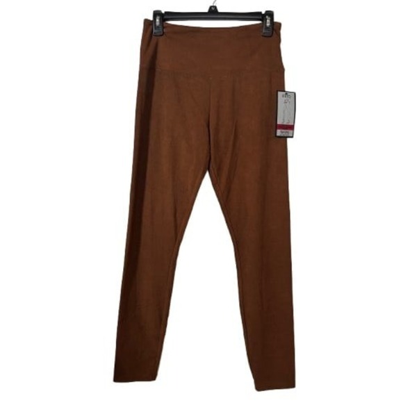 Pants - Intro Love the Fit Women's Leggings Small NWT Faux Suede Seamless Brown
